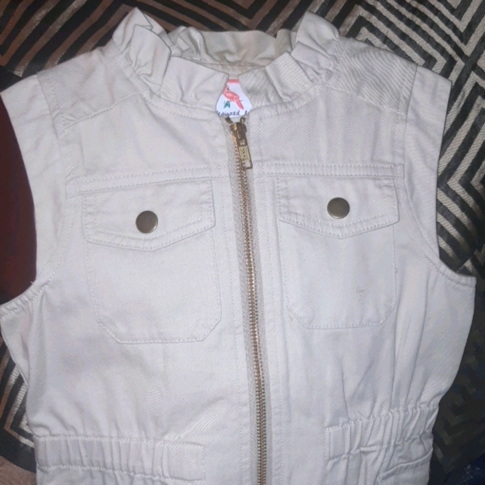 Gymboree cream vest